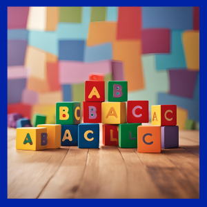The ABC of Accounting transformation. Building blocks piled on top of each other