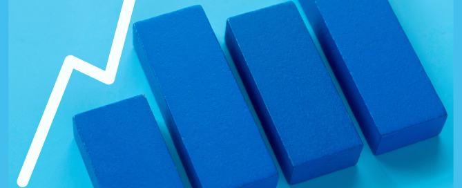 Top trends in accounting. A bar chart with a line graph on top of it