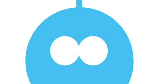 Bot Blogs - blue bot emblem